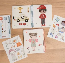 Little Dutch Aankleed- en stickerboek Jim & Friends