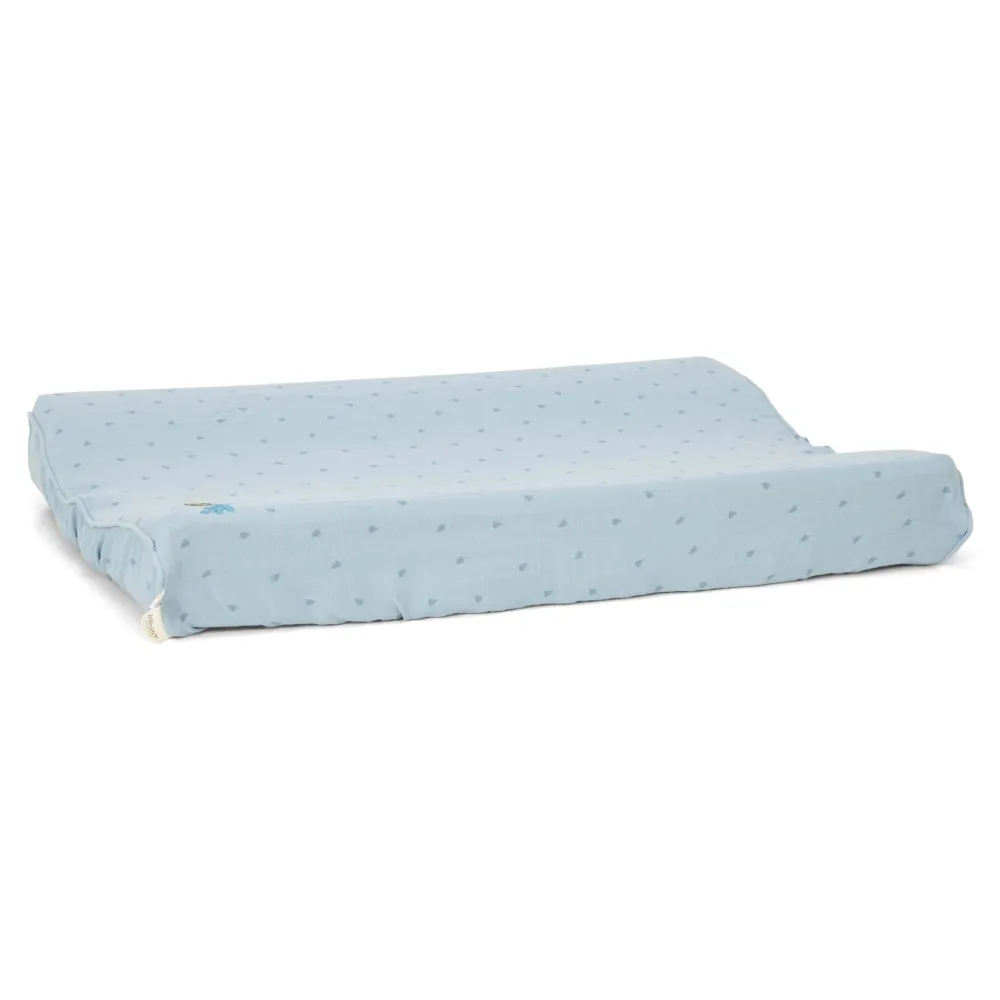 Little Dutch Aankleedkussenhoes - Blauw - Essentials