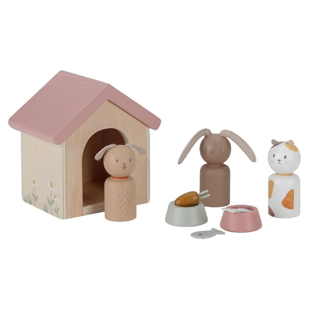 Little Dutch Aanvulset poppenhuis huisdieren