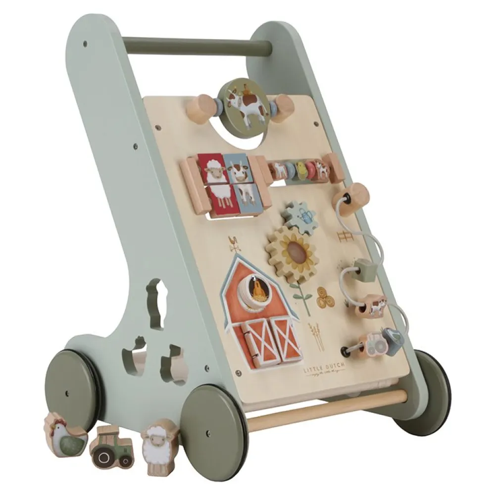 Little Dutch Activiteiten loopwagen Little Farm