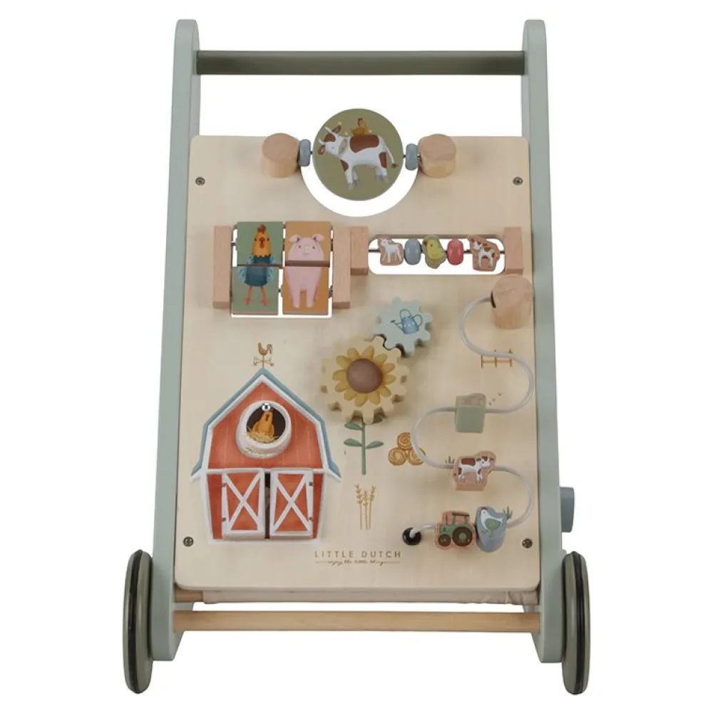 Little Dutch Activiteiten loopwagen Little Farm