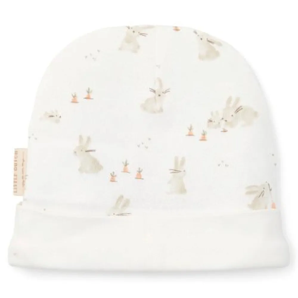 Little Dutch Babymutsje - Wit - Newborn Naturals - Baby Bunny