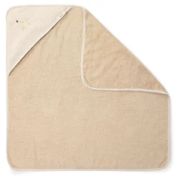 Little Dutch Badcape - Beige - 75 x 75 - Newborn Naturals - Baby Bunny
