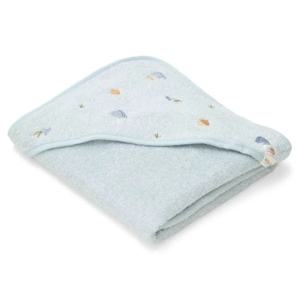 Little Dutch Badcape - Blauw - Forest Friends