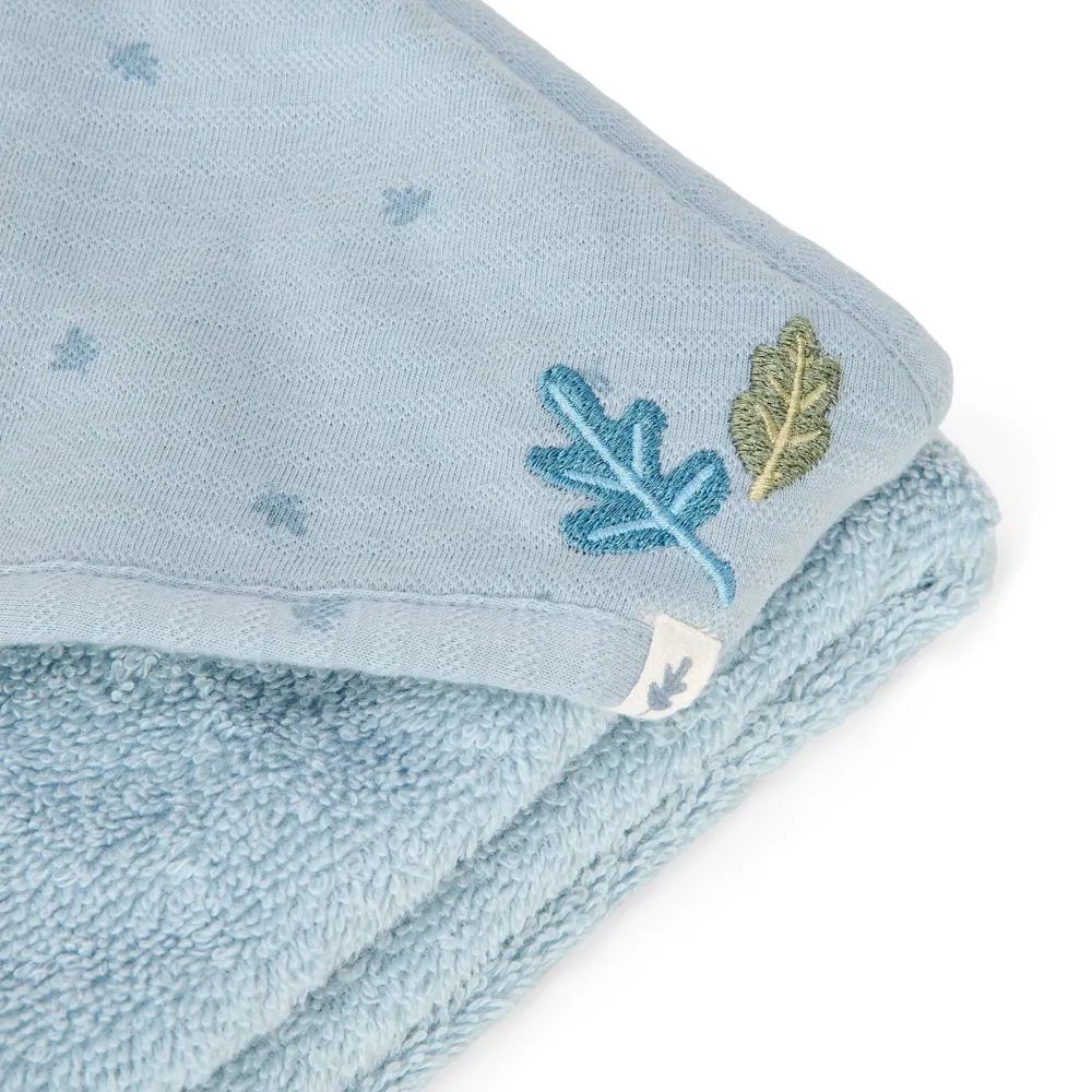 Little Dutch Badcape - Blauw - 75 x 75 - Essentials