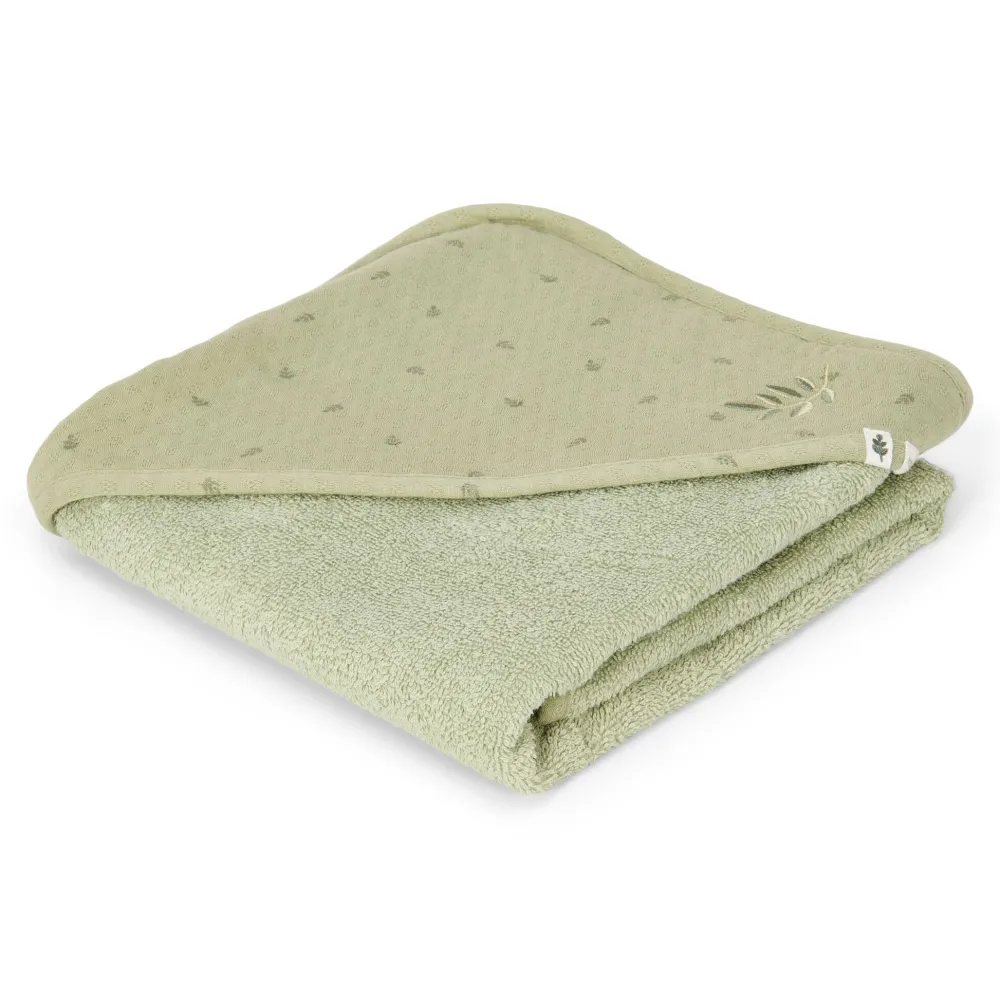 Little Dutch Badcape - Groen - 100 x 100 - Essentials