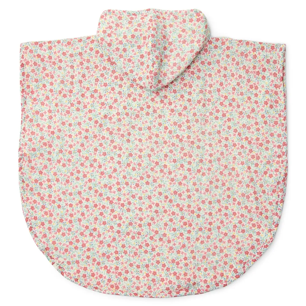 Little Dutch Badponcho - Meerkleurig - Maat one size - Sunny Flowers