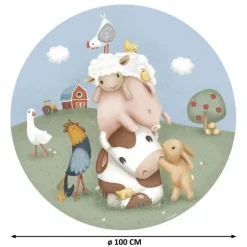 Little Dutch Behangcirkel - Meerkleurig - Little Farm