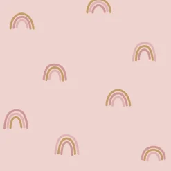 Little Dutch Behangstaal vliesbehang - Little Rainbows Pink