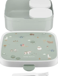 Little Dutch Bento lunchbox groot Little Farm