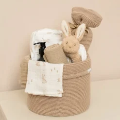 Little Dutch Gebreid commodemandje rond Beige