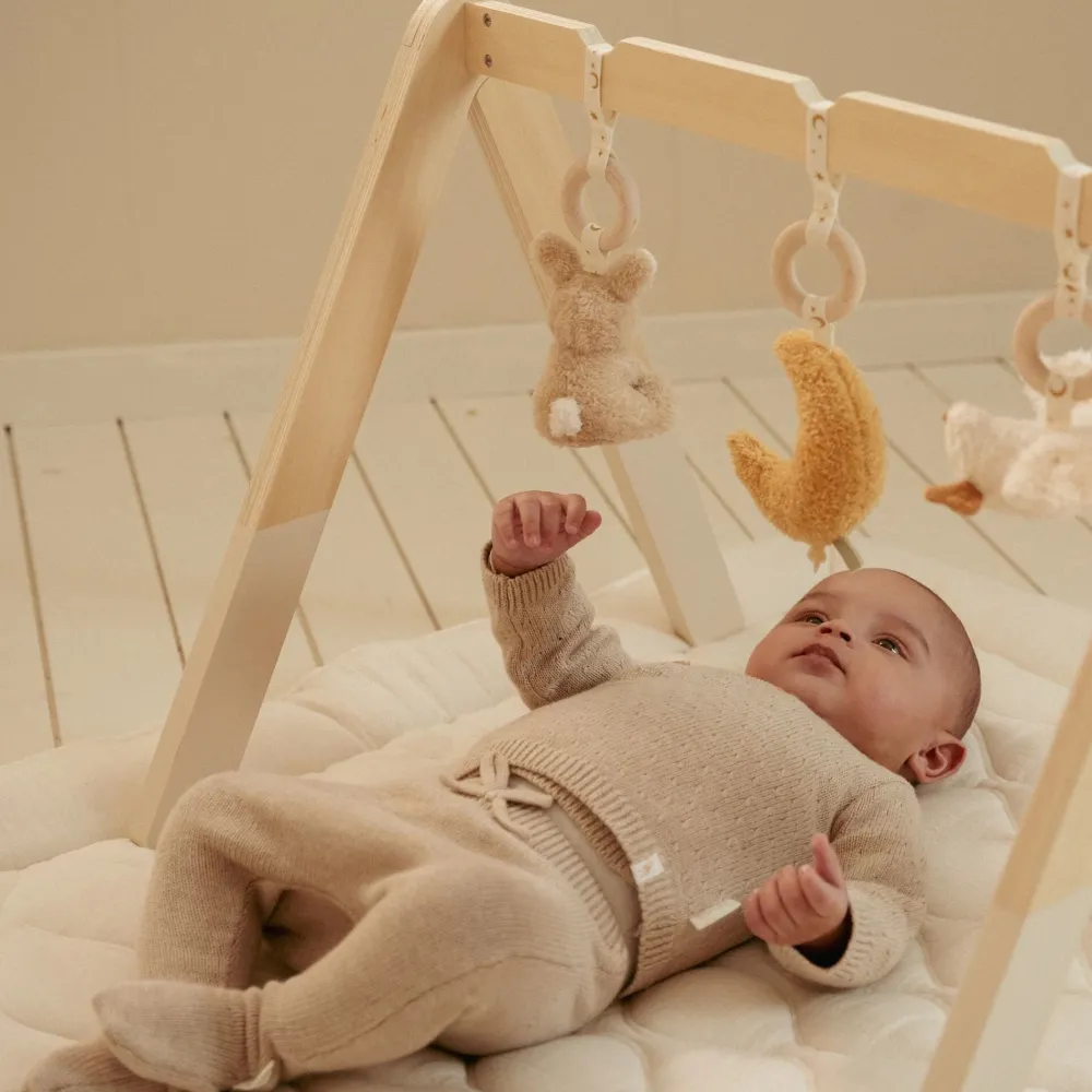 Little Dutch Gebreide broek - Beige - Newborn Naturals