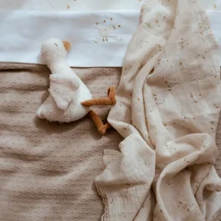 Little Dutch Gebreid ledikantdeken – Beige – Essentials