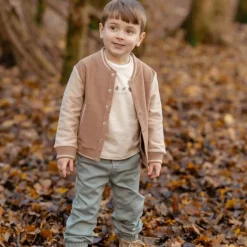 Little Dutch Gebreid vest - Bruin - Forest Friends