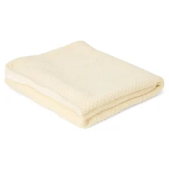 Little Dutch Gebreid wiegdeken - Fleece – Wit – Essentials