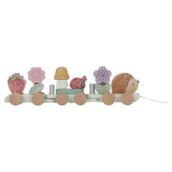 Little Dutch Houten Blokkentrein - Roze - Fairy Garden