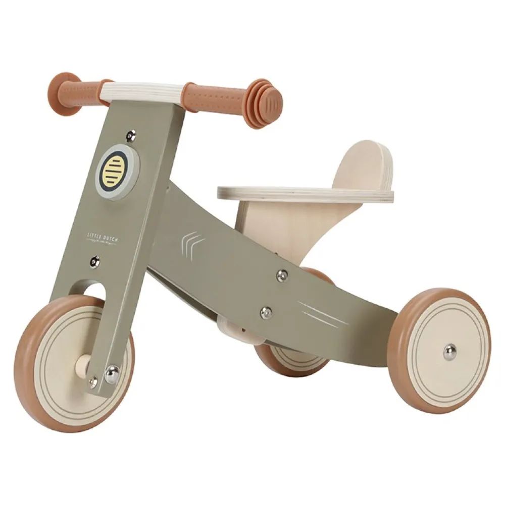 Little Dutch Houten Driewieler Olive