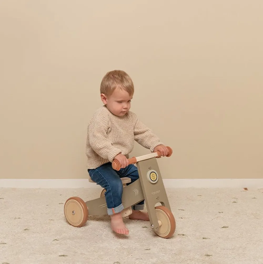Little Dutch Houten Driewieler Olive