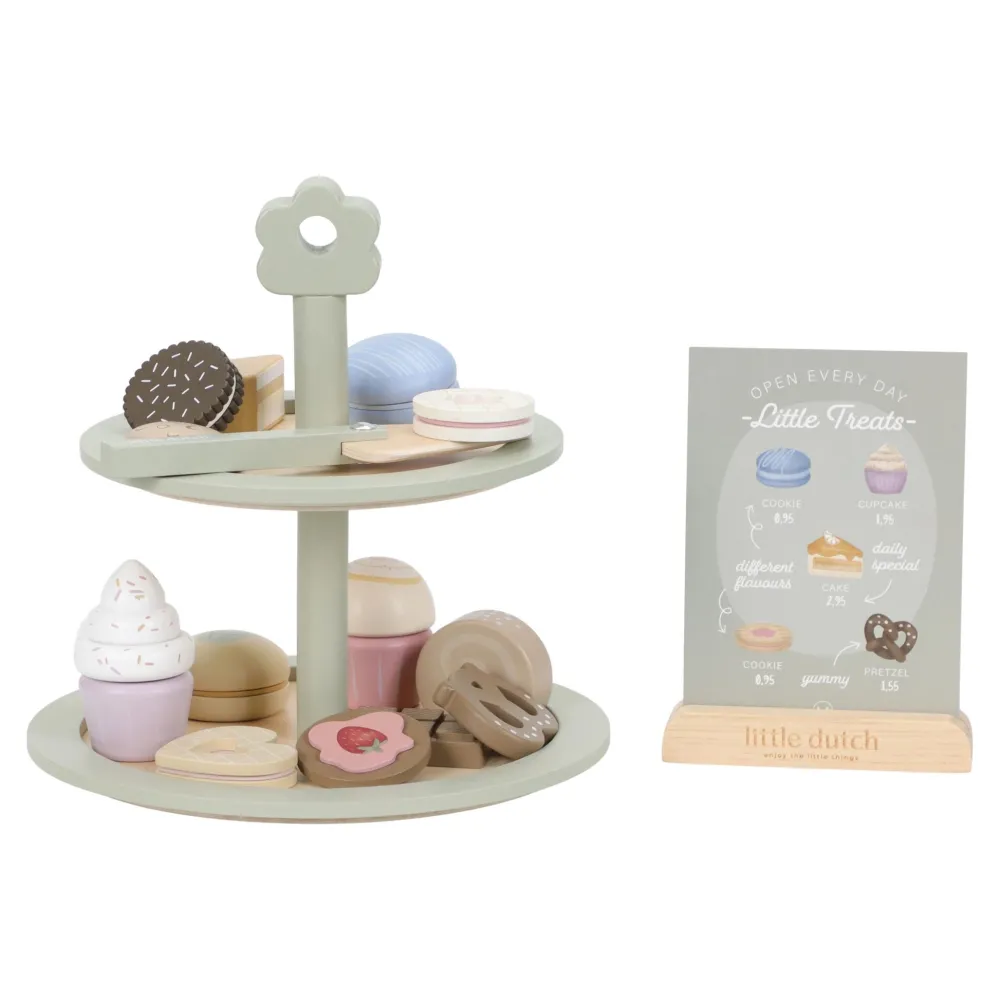 Little Dutch Houten etagère - Groen - Essentials
