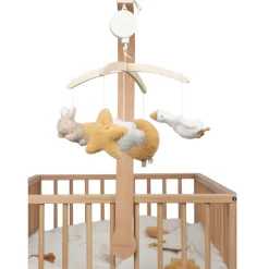 Little Dutch Houten muziekmobiel - Beige - Newborn Naturals