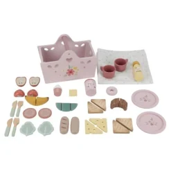 Little Dutch Houten Picknickset - Meerkleurig - Essentials