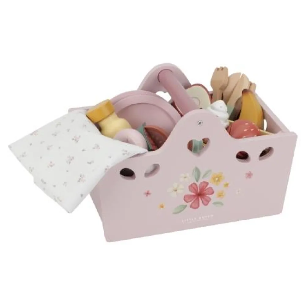 Little Dutch Houten Picknickset - Meerkleurig - Essentials
