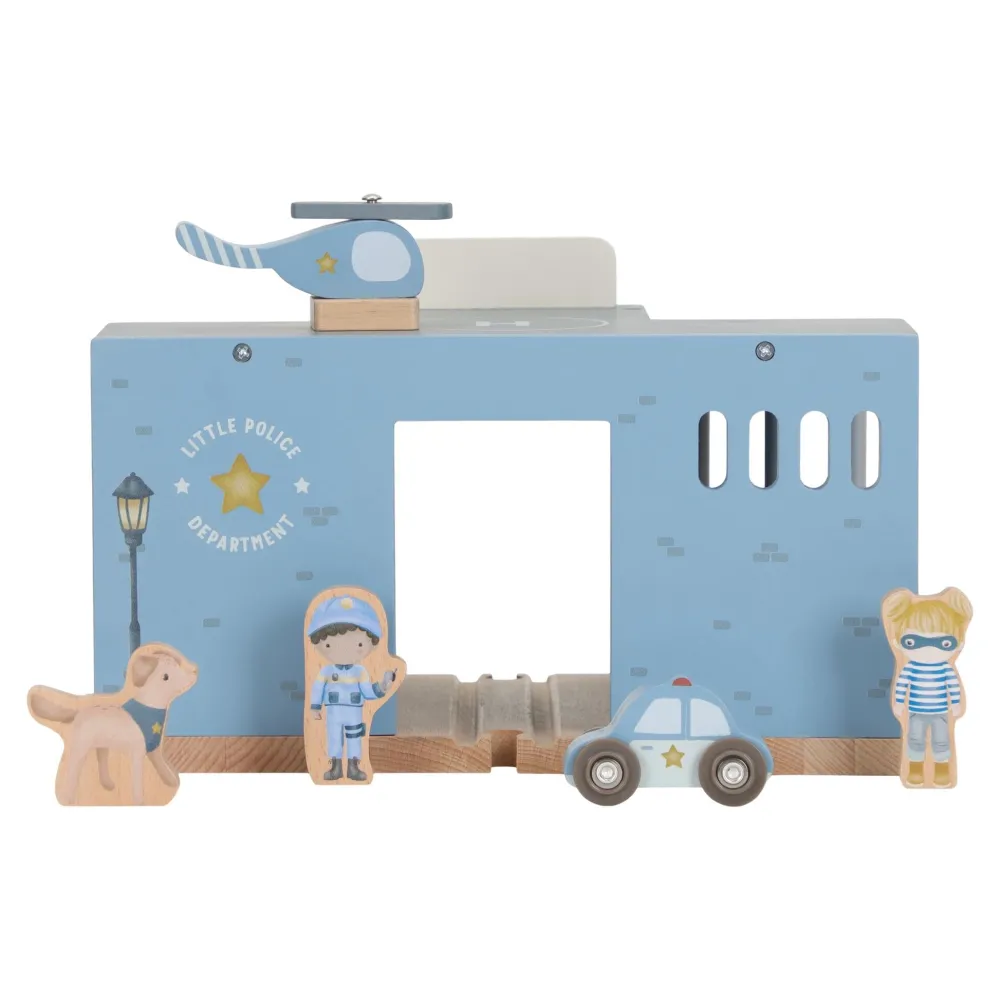 Little Dutch Houten politiebureau – Blauw – Essentials