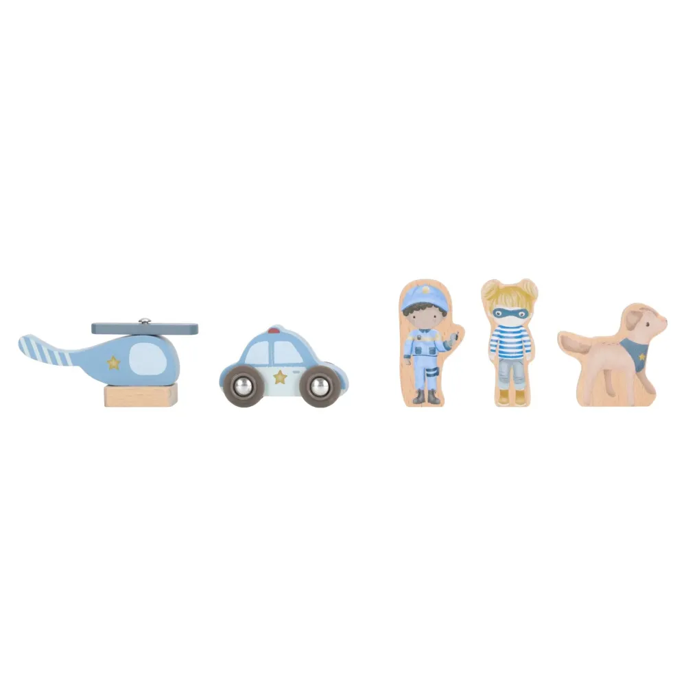 Little Dutch Houten politiebureau – Blauw – Essentials