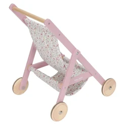 Little Dutch Houten poppenbuggy - Roze - Essentials