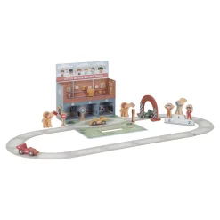 Little Dutch Houten racebaan in speelkoffer – Meerkleurig – Essentials