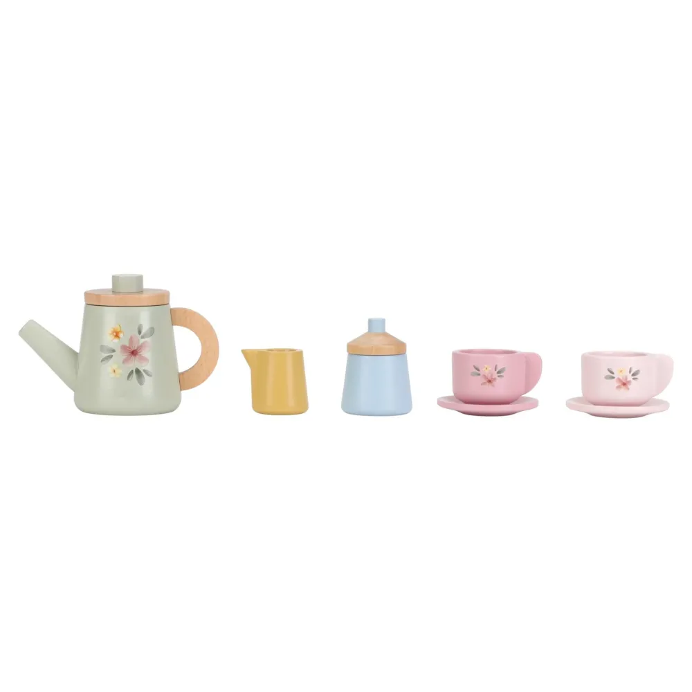 Little Dutch Houten theeservies - Meerkleurig - Essentials