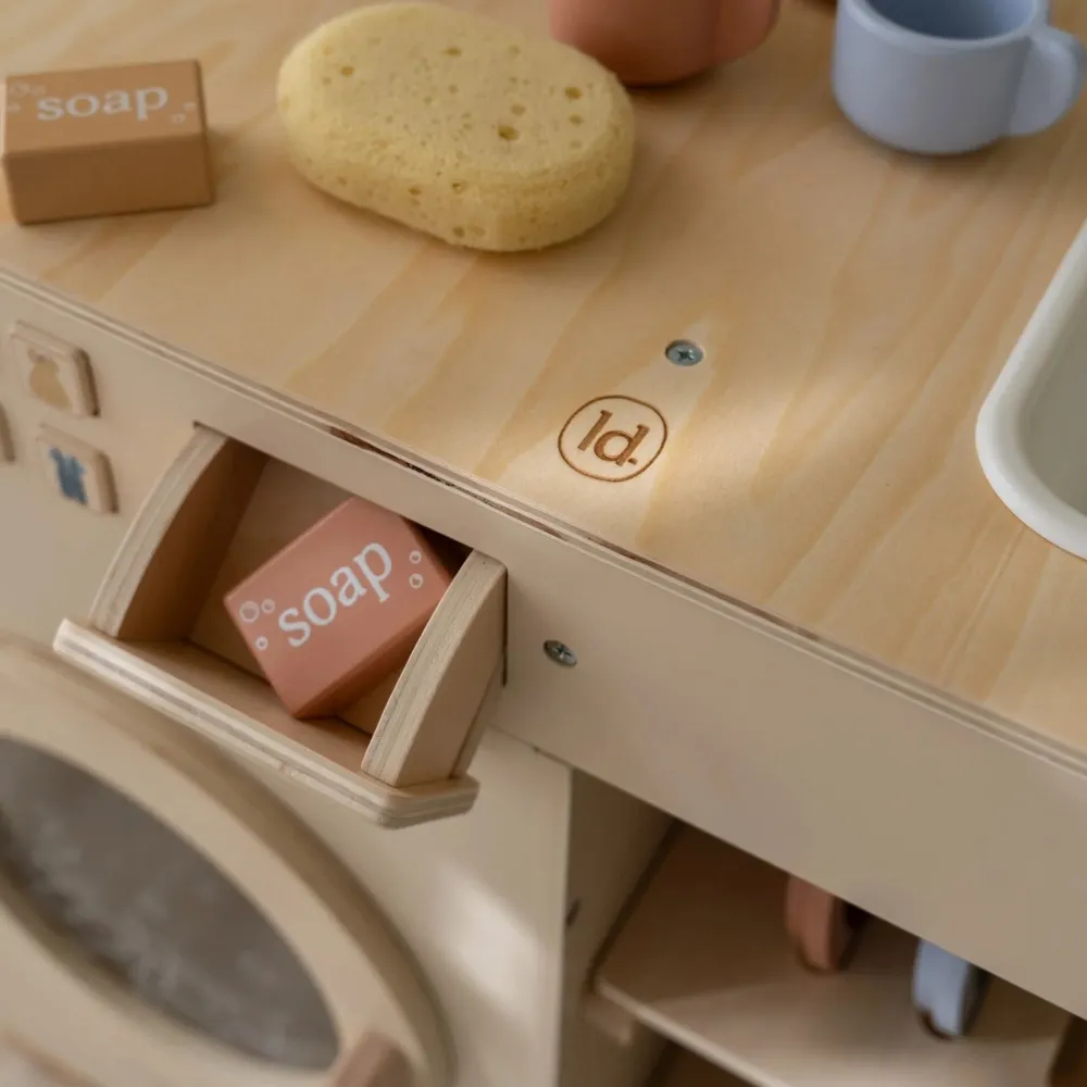 Little Dutch Houten wasmachine – Essentials - Limited edition