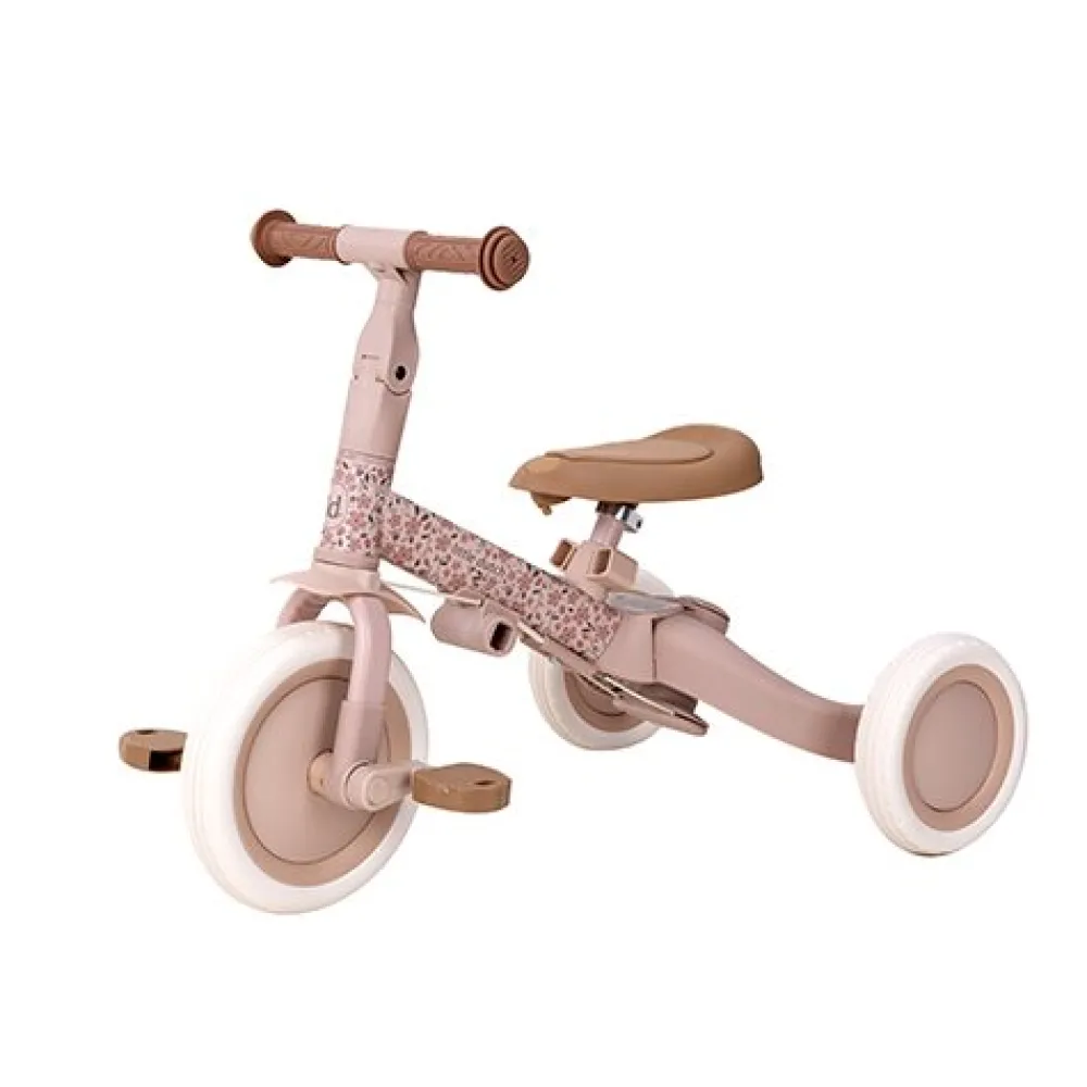 Little Dutch 4 in 1 Driewieler Pink