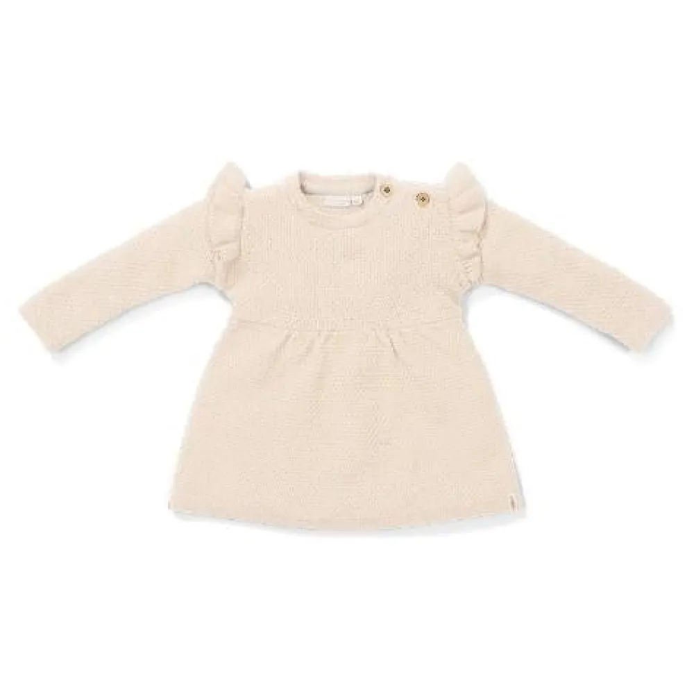Little Dutch Jurk - Zand - Newborn Naturals
