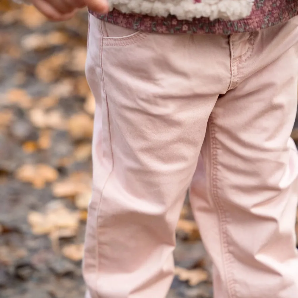 Little Dutch Katoenen broek - Roze - Fairy Garden