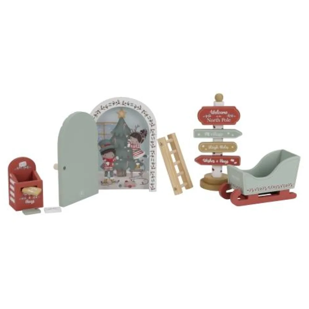 Little Dutch Kerstdeurtje - Meerkleurig