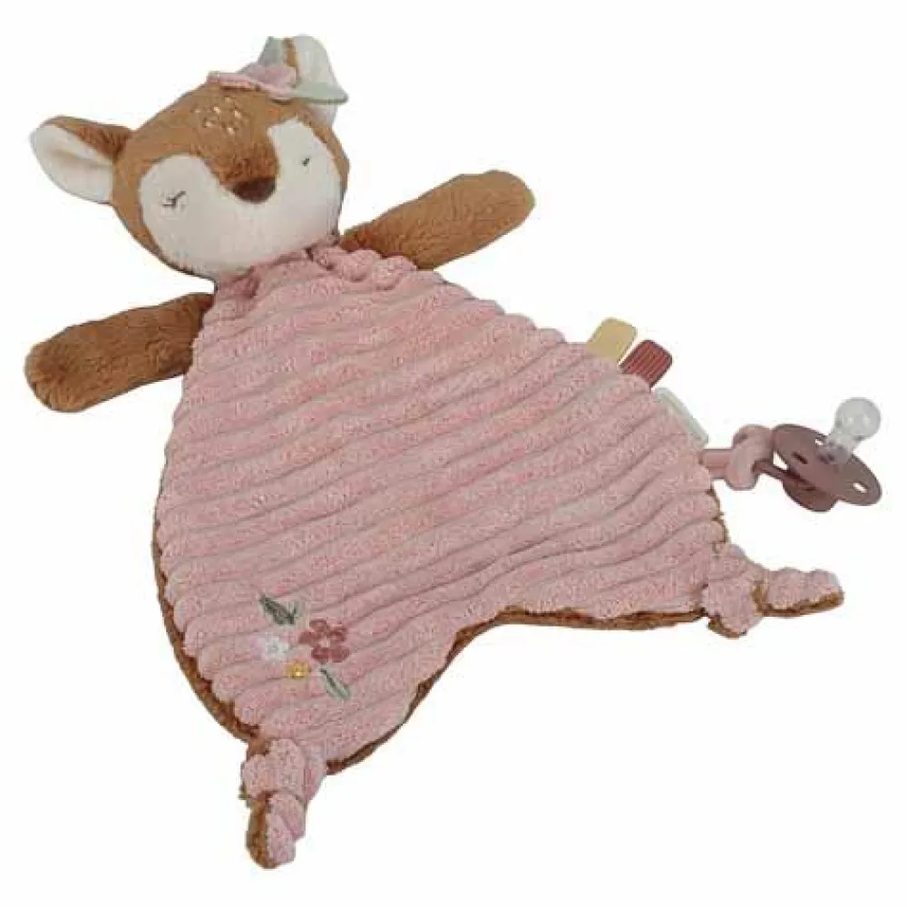 Little Dutch Knuffeldoekje knuffel Hert - Roze - Fairy Garden