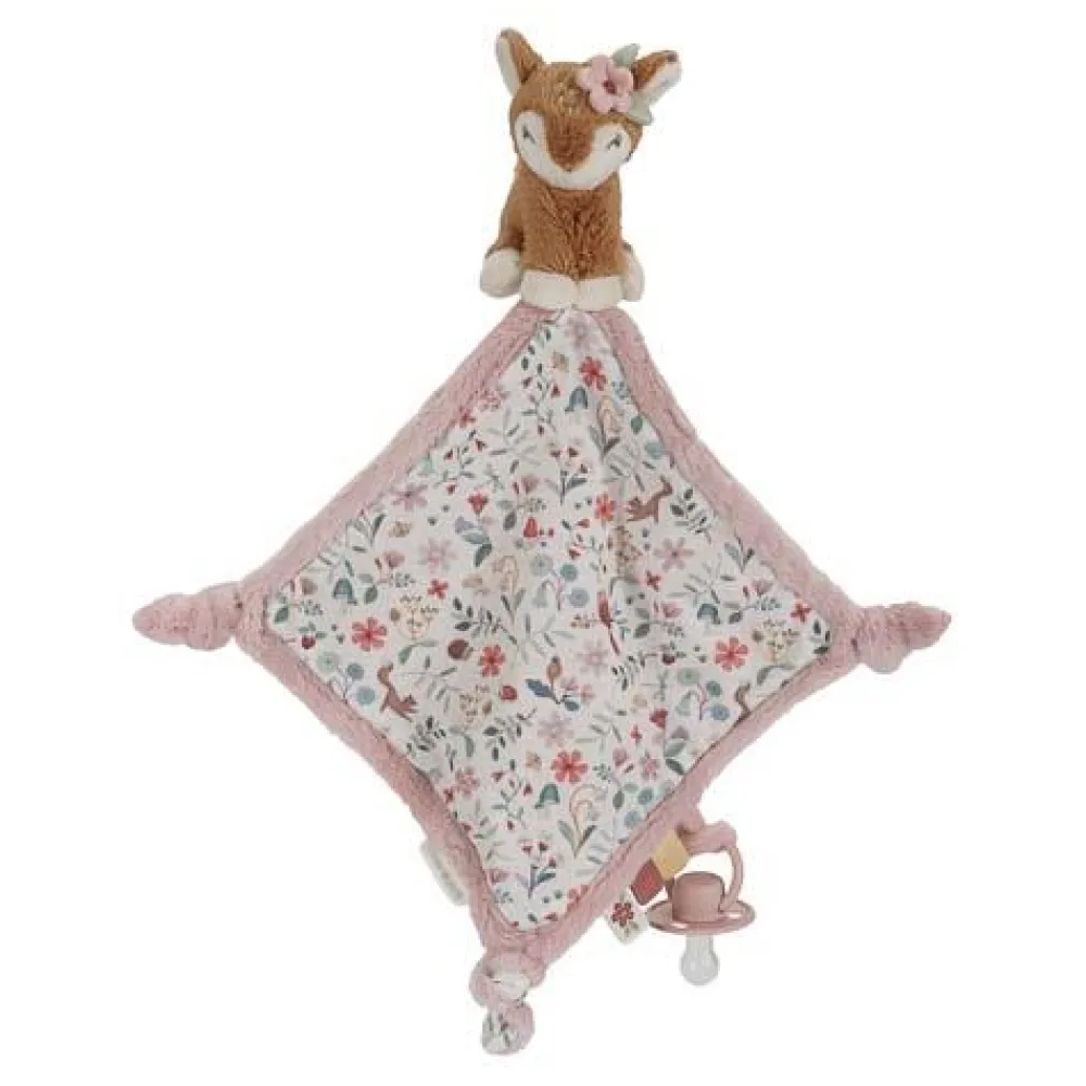 Little Dutch Knuffeldoekje print Hert - Roze - Fairy Garden