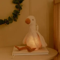 Little Dutch Knuffelgans Licht & Geluid - Wit - Little Goose