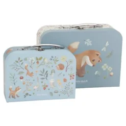 Little Dutch Kofferset - Blauw - Forest Friends