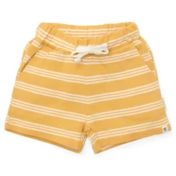 Little Dutch Korte broek - Geel - Forest Friends - Stripe