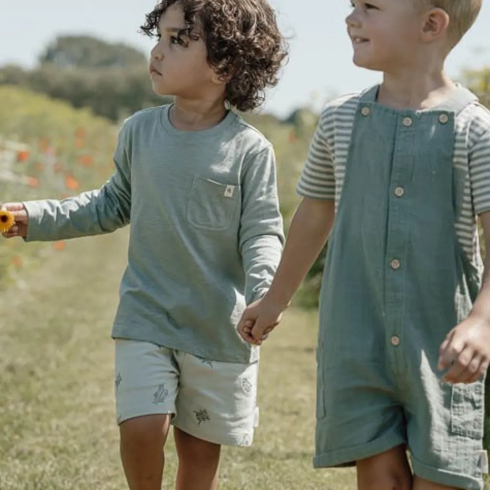 Little Dutch Korte broek - Groen - Forest Friends