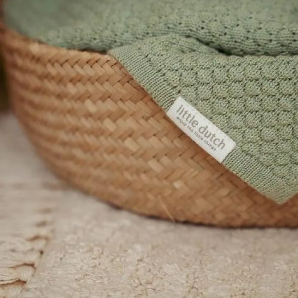 Little Dutch Ledikantdeken - Groen - Essentials