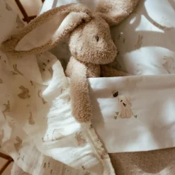 Little Dutch Ledikantlaken - Wit - Newborn Naturals - Baby Bunny