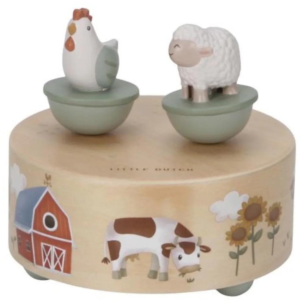 Little Dutch Muziekdoosje - Groen - Little Farm