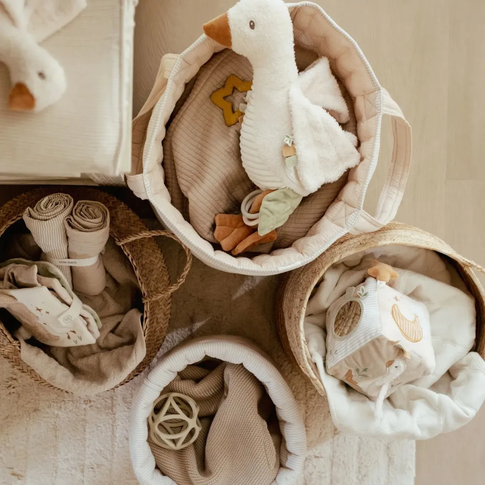 Little Dutch Opbergmand groot - Beige - Essentials