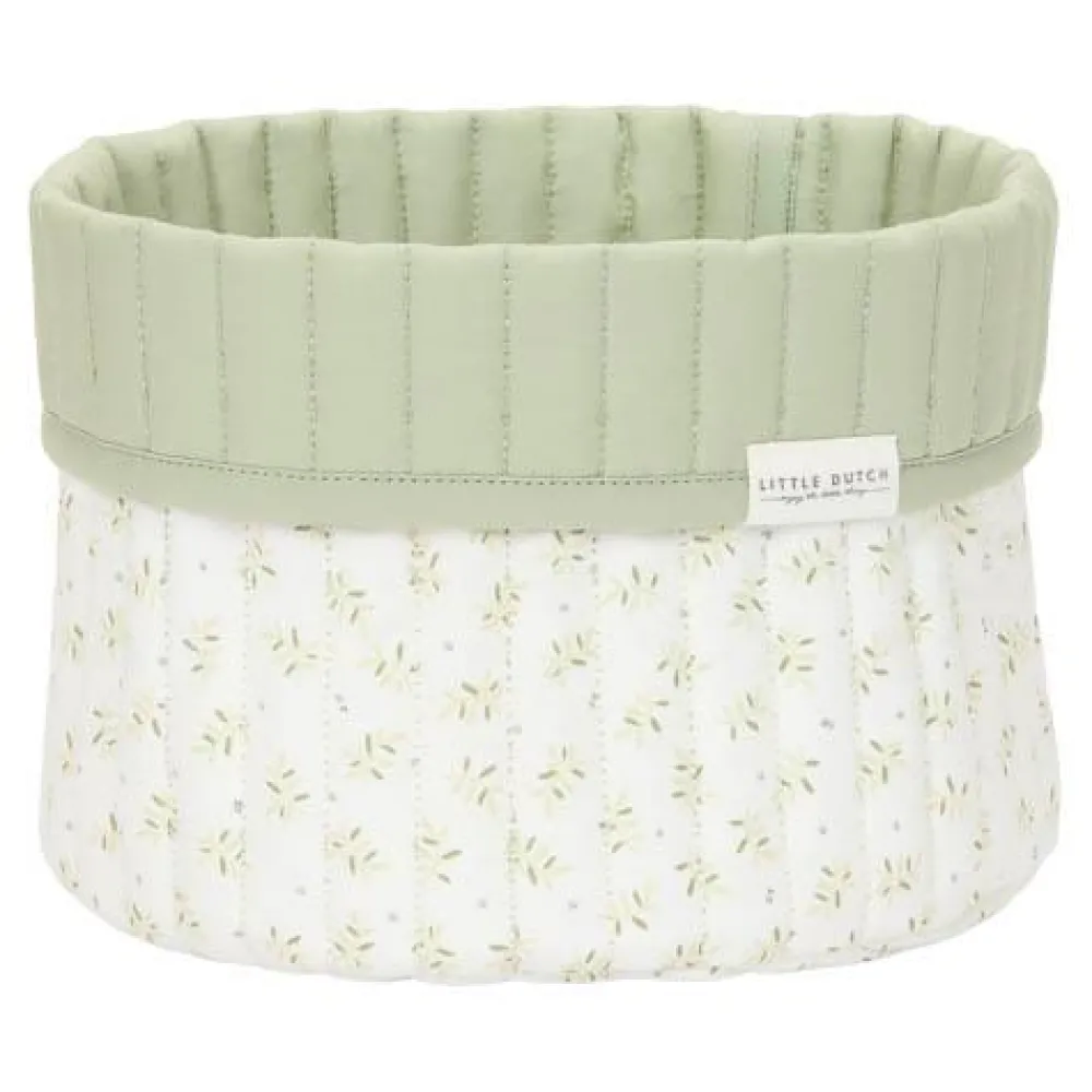 Little Dutch Opbergmand klein - Groen - Essentials - Blueberry Leaves