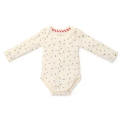 Little Dutch 2-pack kerst romper lange mouw – Beige