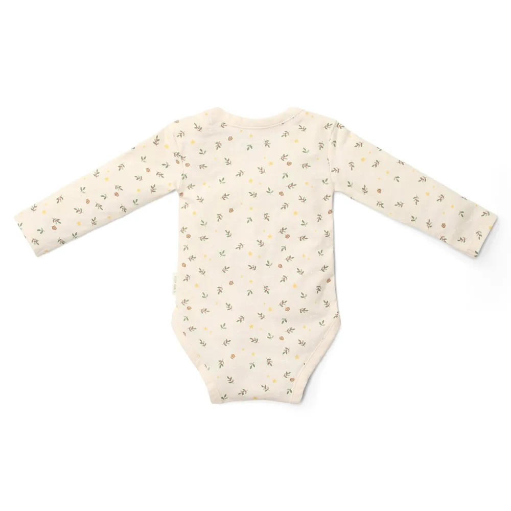 Little Dutch 2-pack kerst romper lange mouw – Beige