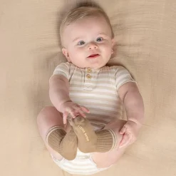 Little Dutch 3-pack sokken - Zand - Newborn Naturals - Baby Bunny